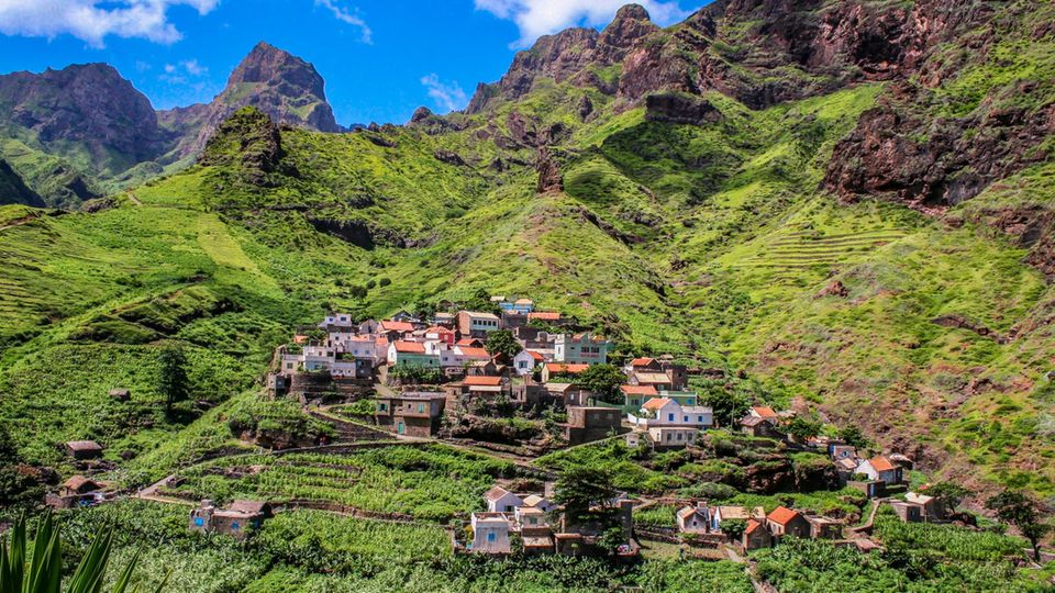 Ribeira da Prata auf den Kapverdischen Inseln Ribeira da Prata auf den Kapverdischen Inseln