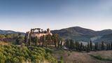 Blick auf das Hotel Castello di Reschio