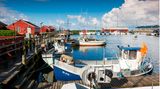Hafen von Ringkobing in Dänemark