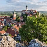 Blick auf Mikulov / Nikolsburg