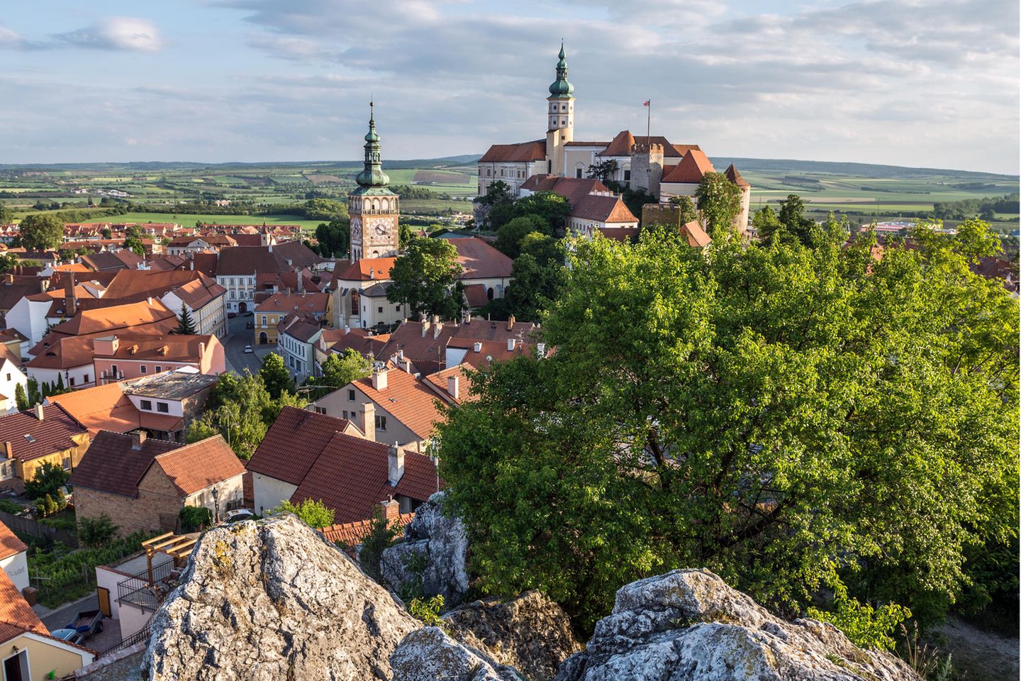 Nikolsburg – Perle Südmährens Blick auf Mikulov / Nikolsburg