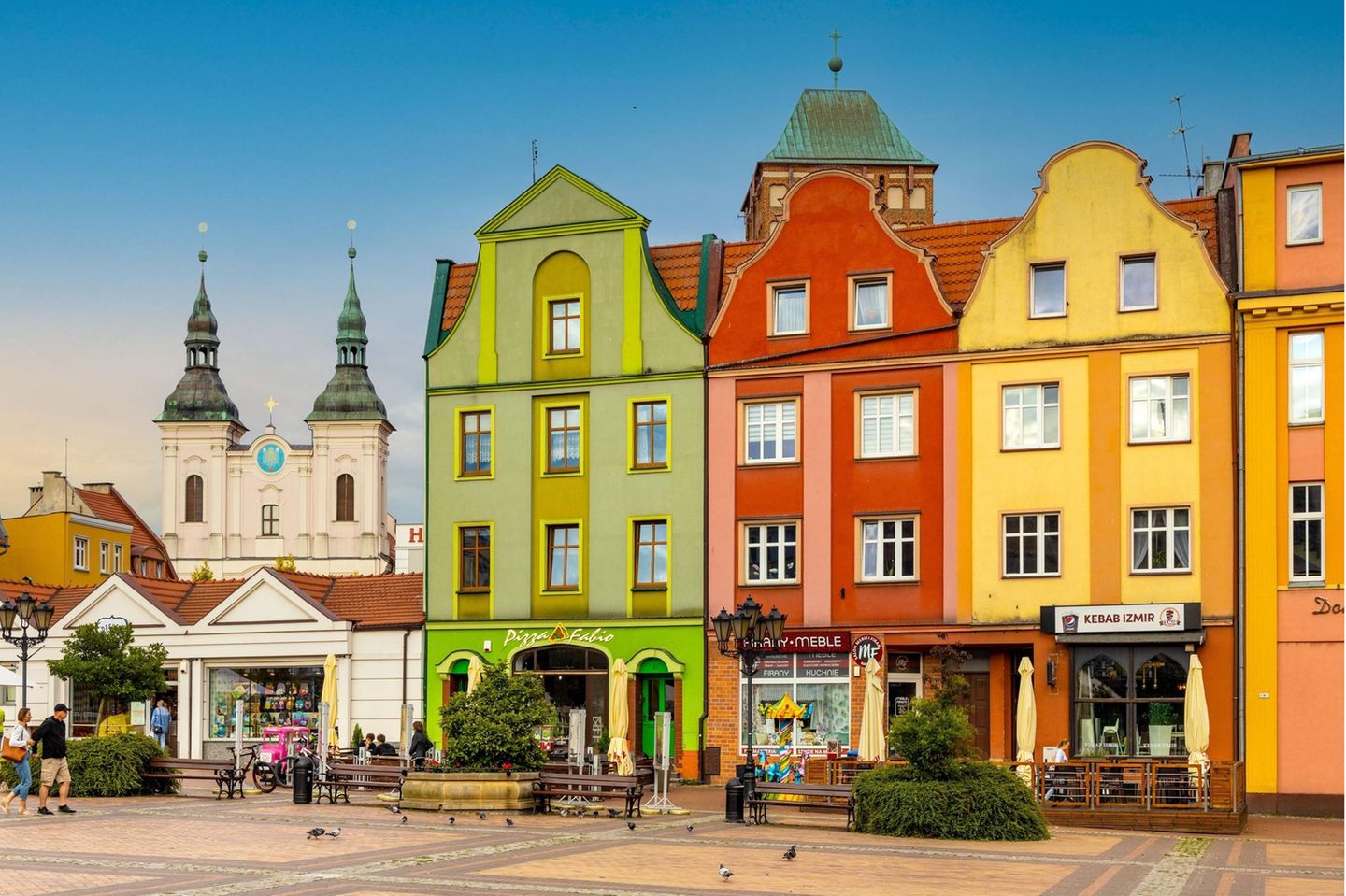 Chojnice – das Tor Pommerns Rynek Markt in der Altstadt von Chojnice