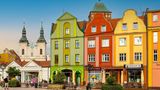 Rynek Markt in der Altstadt von Chojnice