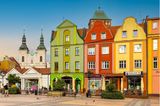 Rynek Markt in der Altstadt von Chojnice