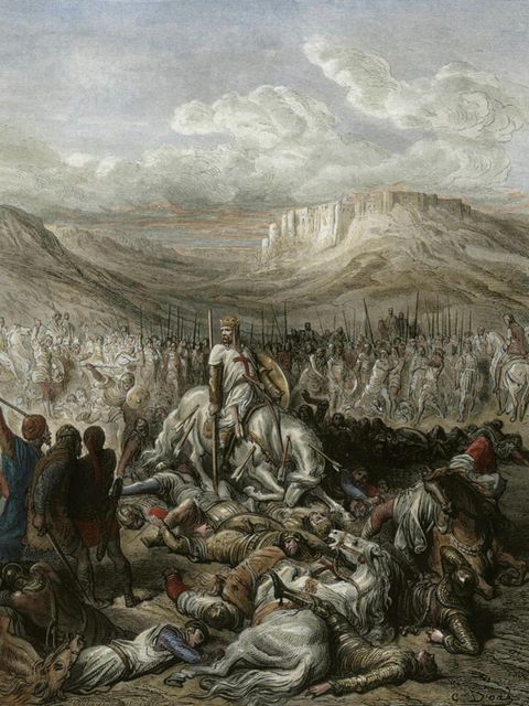 Um 1120 schließen sich fromme Adelige zu einer Bruderschaft zusammen und geloben Gehorsam, Armut, Keuschheit. Anders als Mönche jedoch kämpfen sie gewaltsam gegen Ungläubige