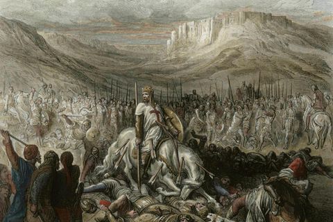 Um 1120 schließen sich fromme Adelige zu einer Bruderschaft zusammen und geloben Gehorsam, Armut, Keuschheit. Anders als Mönche jedoch kämpfen sie gewaltsam gegen Ungläubige