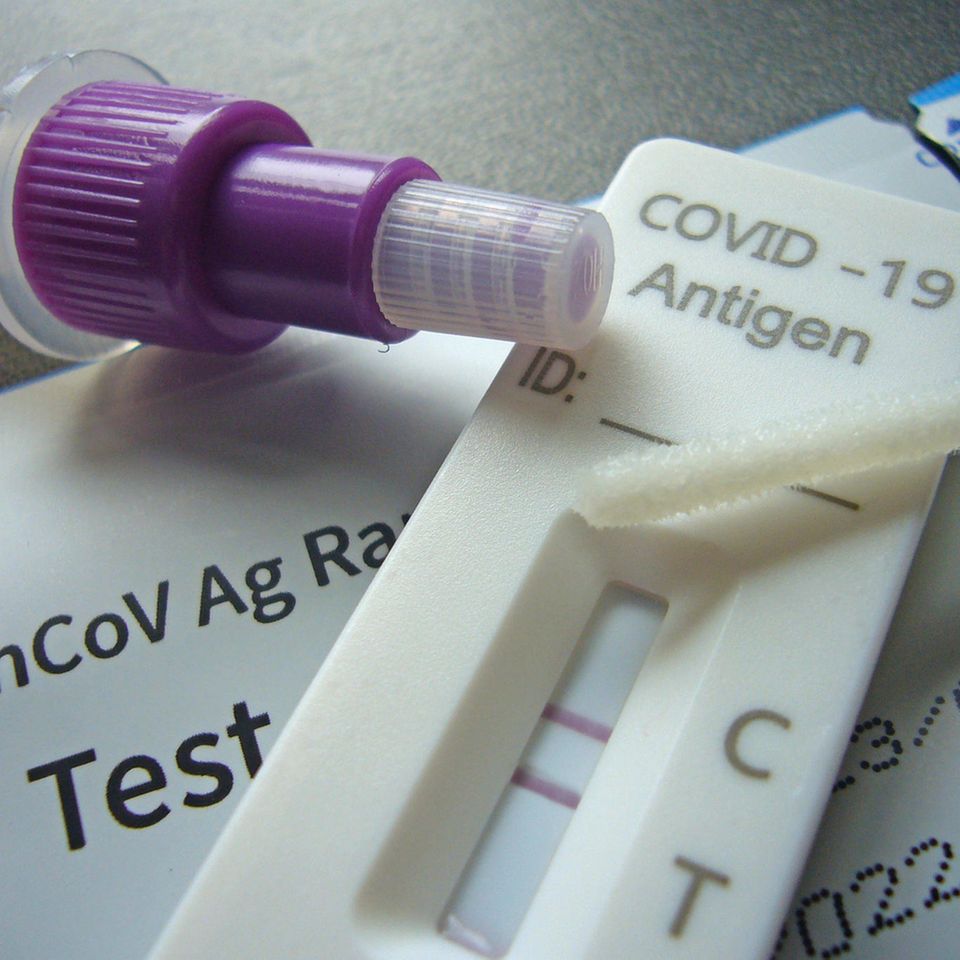 Positives Testergebnis nach Antigen-Schnelltest