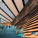 Halle im Inneren des V&A Dundee Design Museums