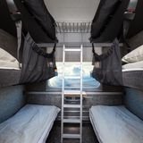 Schlafwagen des Nachtzuges Snälltåget