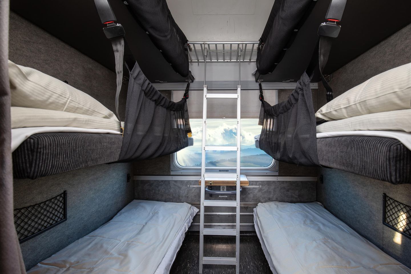 Schlafwagen des Nachtzuges Snälltåget