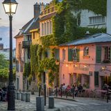 Restaurant La Maison Rose in Montmartre, Paris