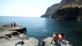 Badende auf Pantelleria