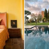 Das "Bertarello", diese ungeschönte, charmante Villa aus dem Jahr 1700 ist vieles: Landgut, Museum, Liebesnest. Die fünf Zimmer: ein wilder Stilmix. Der Garten rundherum bietet einen Pool, Blicke über Venetiens Hügellandschaft und: herrliche Plätze für Picknicks, Öl-Tastings oder Kochkurse, die Besitzerin Beatrice Peruzzi auf Wunsch hingebungsvoll organisiert.