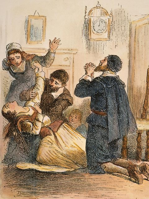 Hexen hätten die Betroffenen verzaubert, glauben die Dorfbewohner in Salem Village 1692 – und versuchen, sie durch Gebete von der dunklen Magie zu befreien 