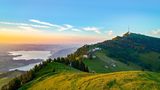 Blick von der Rigi auf Weiden und die Umgebung