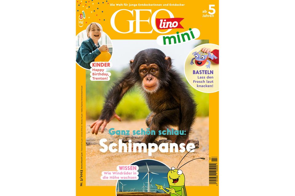 GEOlino Mini Ausgabe 02-2023: Schimpanse