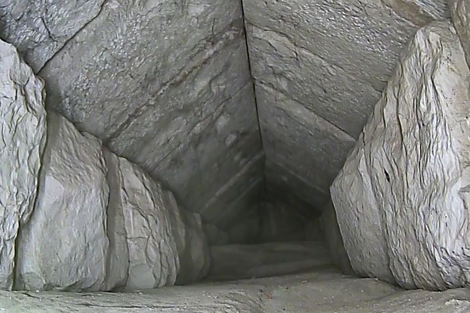 Neu entdeckte Kammer in der Cheops-Pyramide von Gizeh