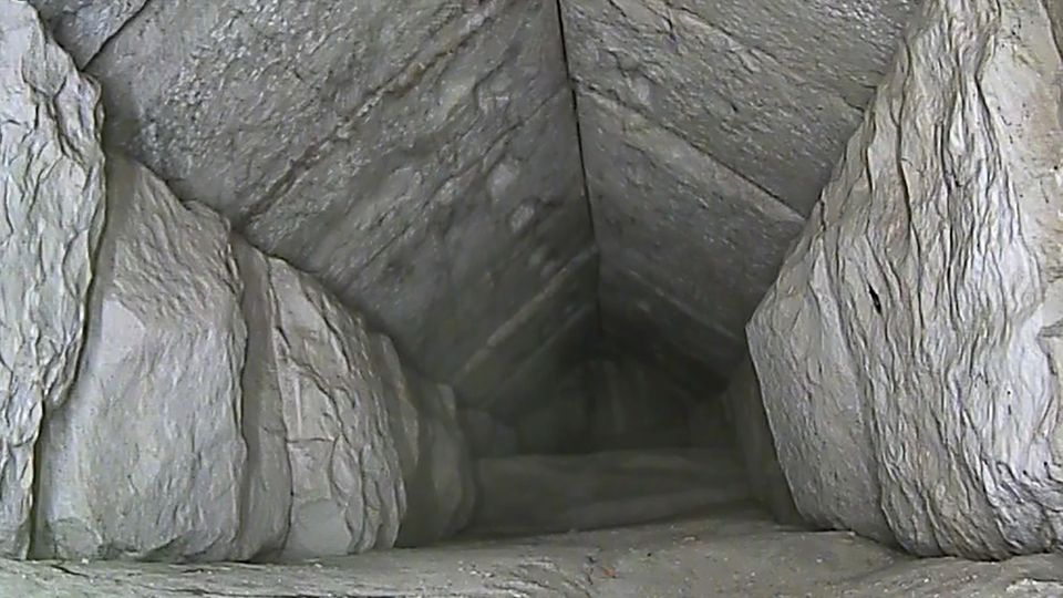 Neu entdeckte Kammer in der Cheops-Pyramide von Gizeh