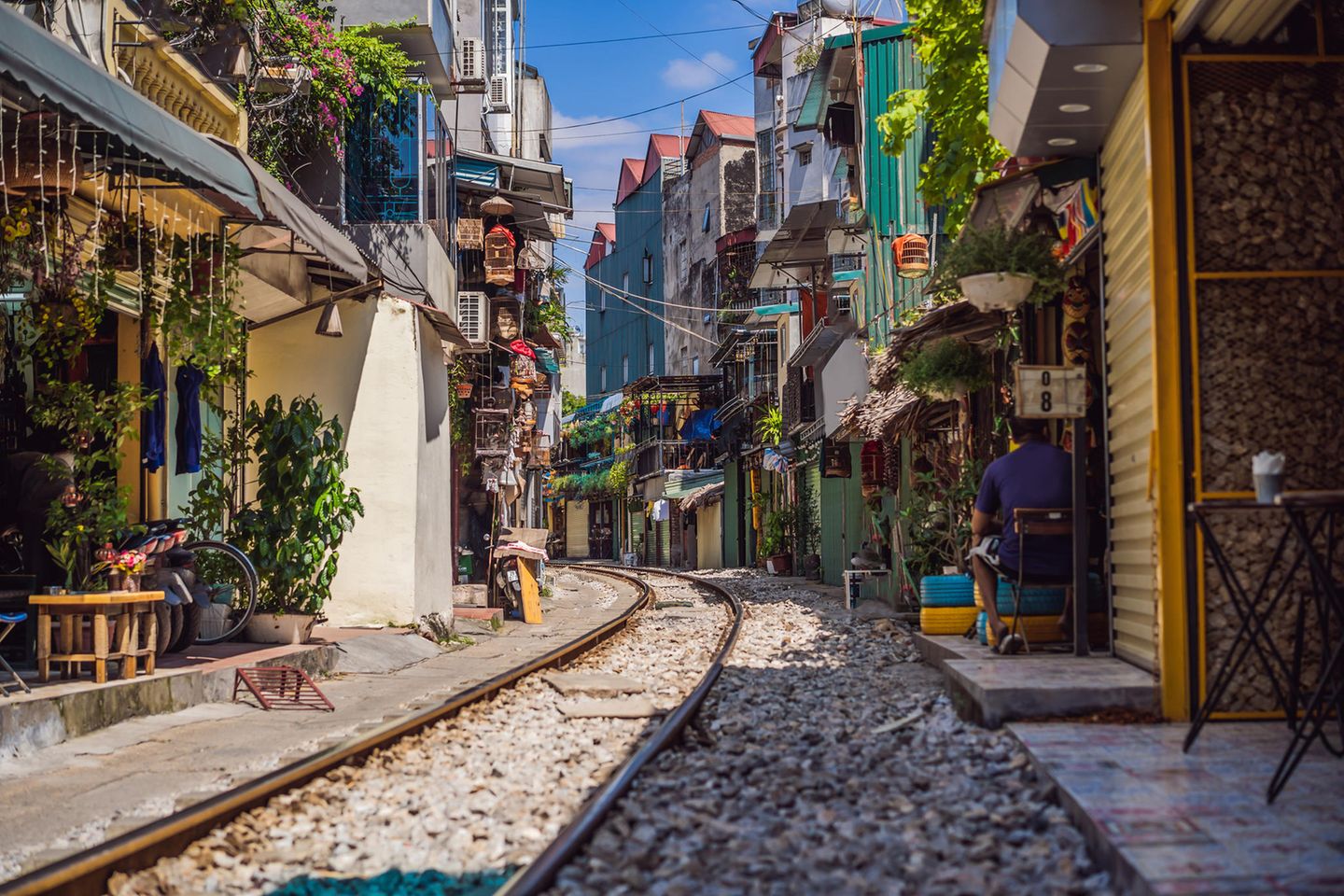 Enge Gasse in Hanoi