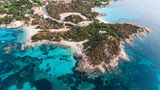 Blick aus der Vogelperspektive auf die Costa Smeralda, Sardinien