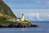 Bressay-Leuchtturm auf der schottischen Shetlandinsel Bressay