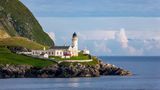 Bressay-Leuchtturm auf der schottischen Shetlandinsel Bressay