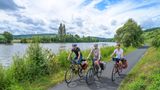 Radfahrer auf dem Main-Radweg