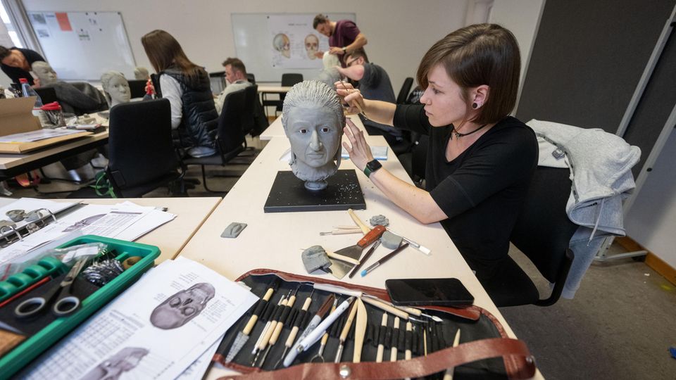 Workshop für Modellierung von Phaontom-Schädeln