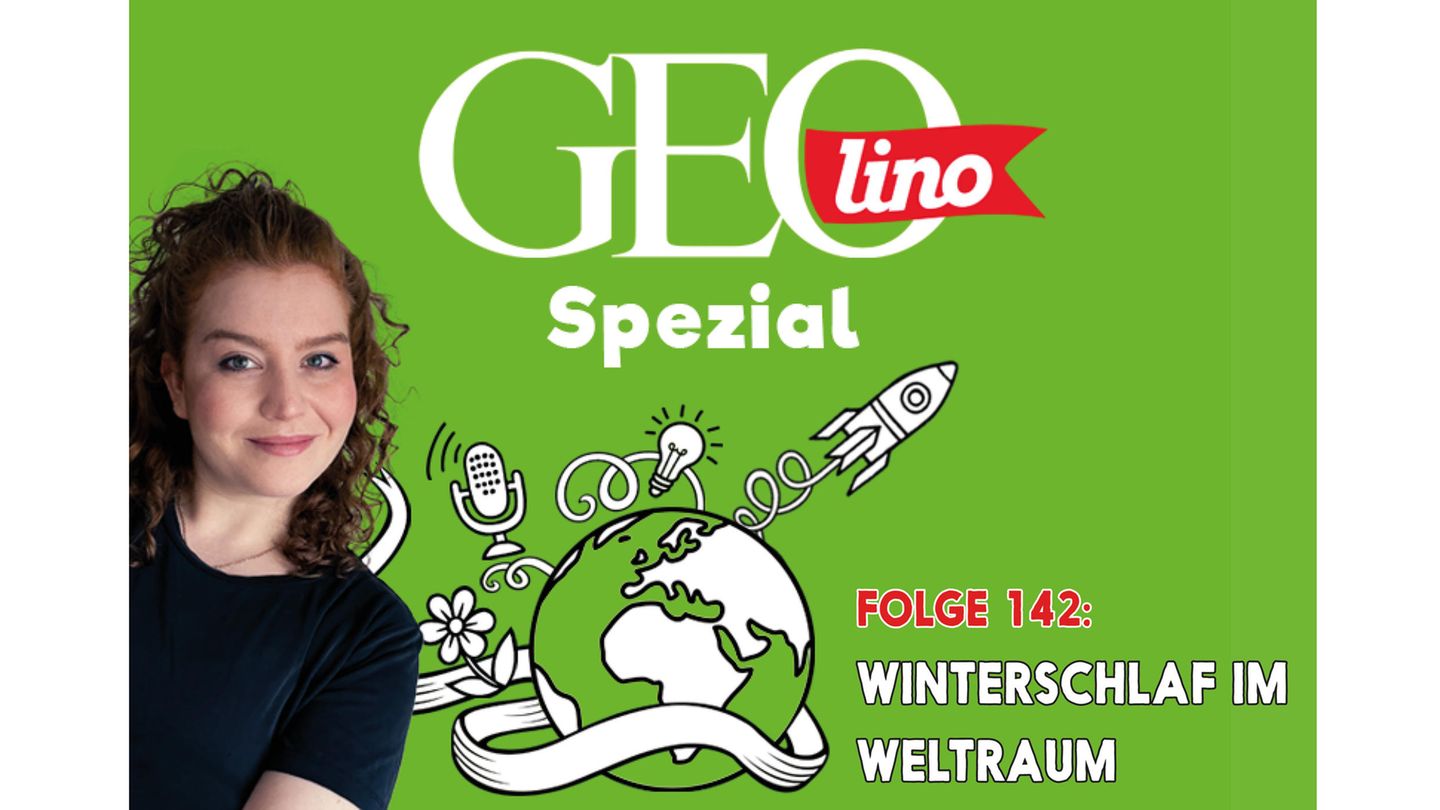 Das Thema in Folge 139 von GEOlino Spezial, unserem Podcast für Kinder - Winterschlaf im Weltraum