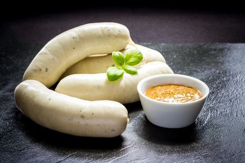 Münchener Weißwurst enthält einige Vitamine