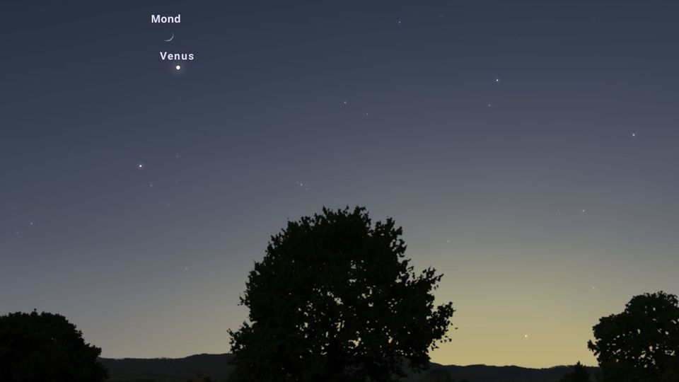 Astrohighlights im April: Am Frühlingshimmel: "Pinker" Ostervollmond, Venus und Sternschnuppen Astrohighlights im April: Am Frühlingshimmel: "Pinker" Ostervollmond, Venus und Sternschnuppen