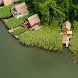 Bootshäuser am Krakower See