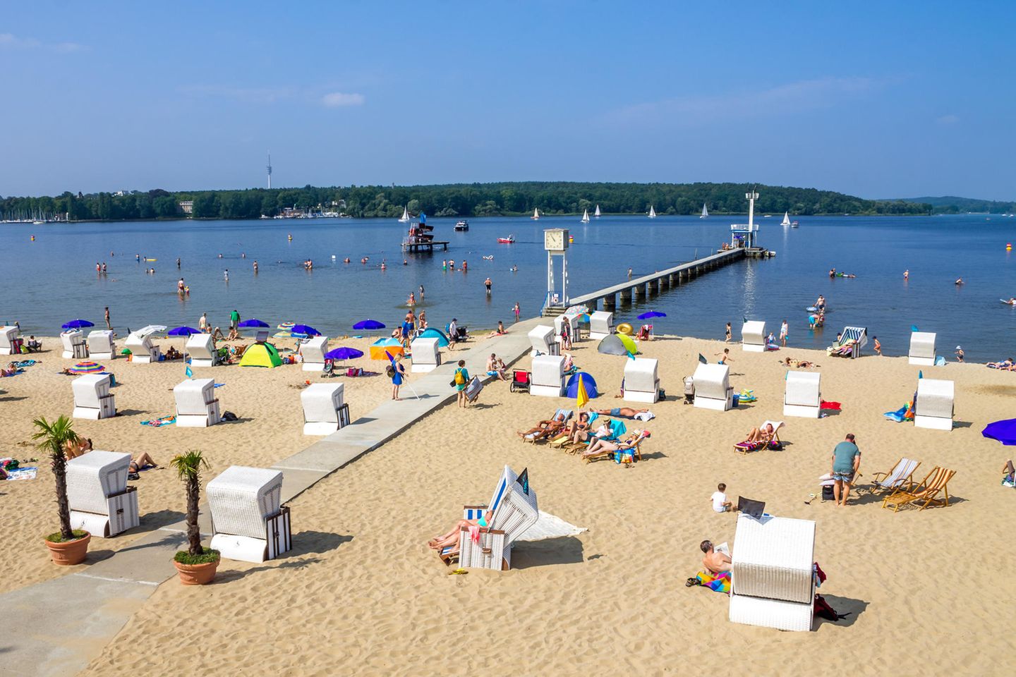 Citynah: Berlin, Großer Wannsee Strandbad am Wannsee