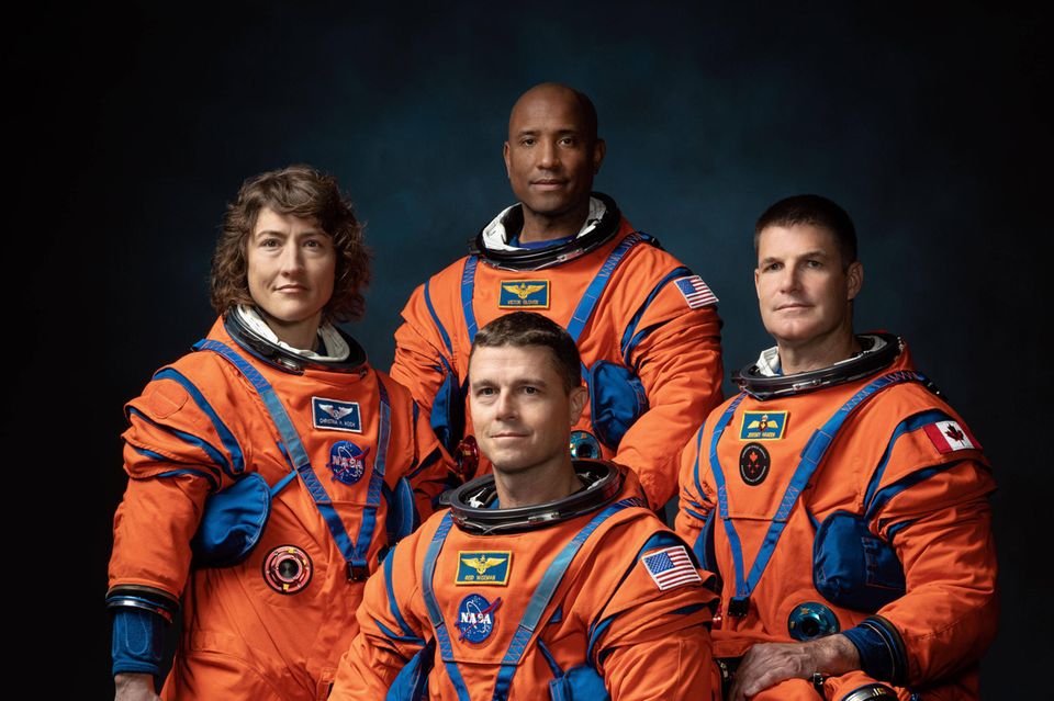 Die Astronauten der "Artemis 2"