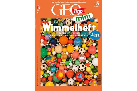 Wimmelbilder im GEOlino Mini Wimmelheft zum Suchen und Finden