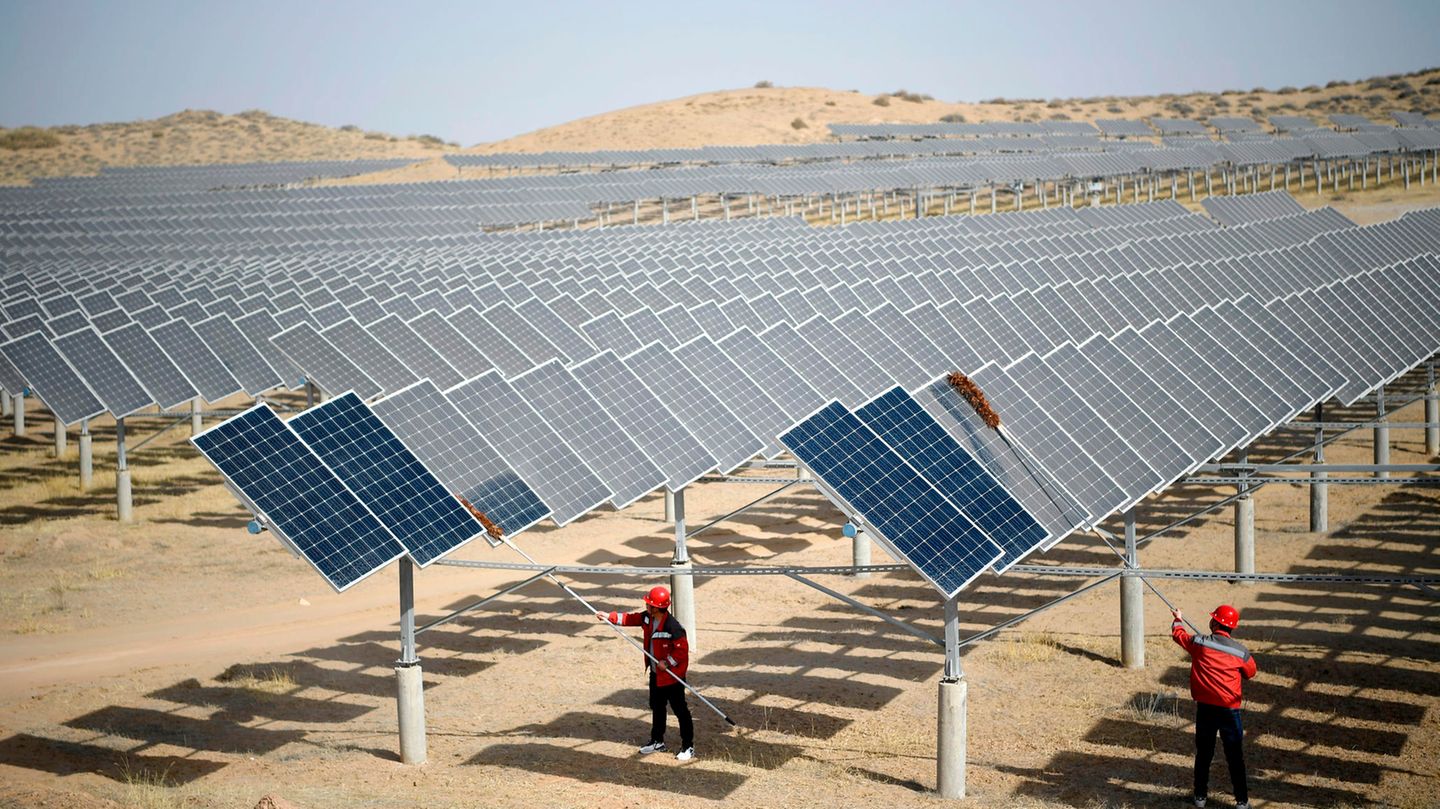 Photovoltaik-Kraftwerk in Yinchuan, China: Experten sehen enormes Potenzial für Solarstrom