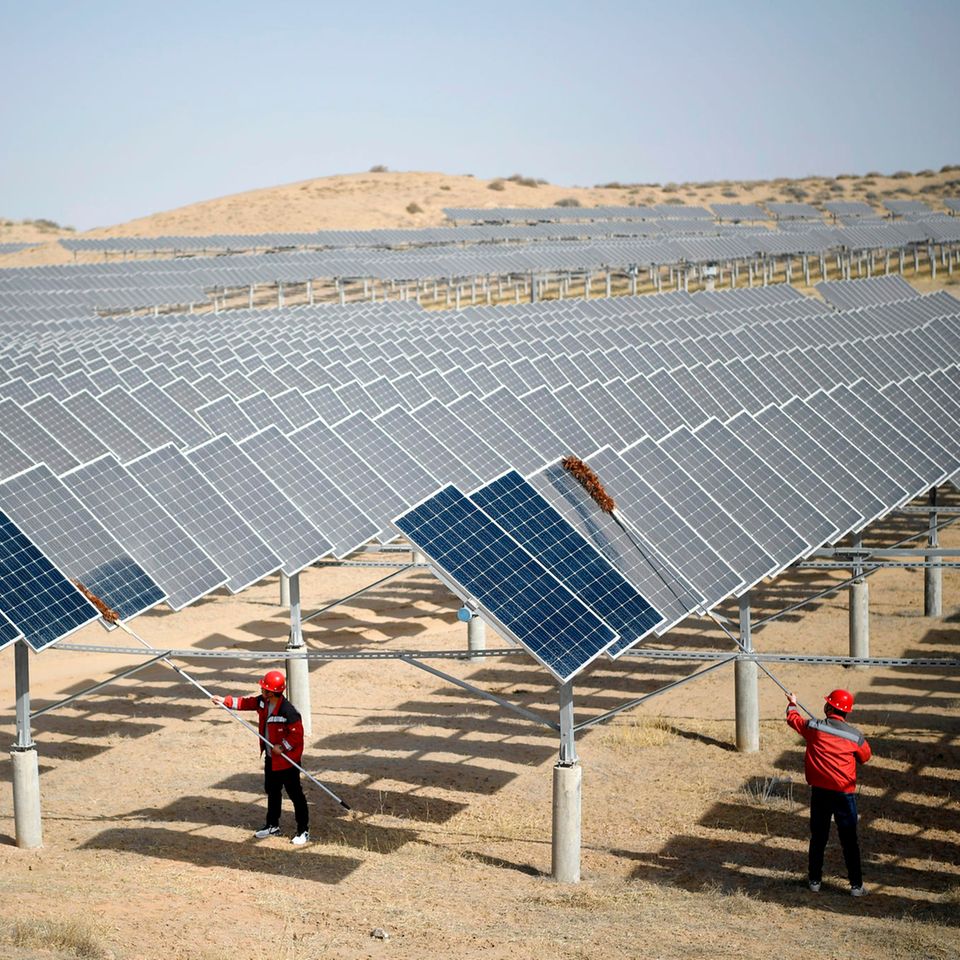 Photovoltaik-Kraftwerk in Yinchuan, China: Experten sehen enormes Potenzial für Solarstrom