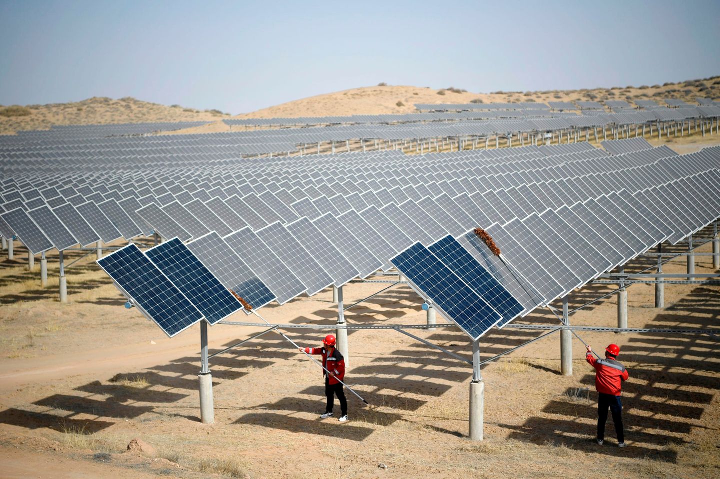 Photovoltaik-Kraftwerk in Yinchuan, China: Experten sehen enormes Potenzial für Solarstrom