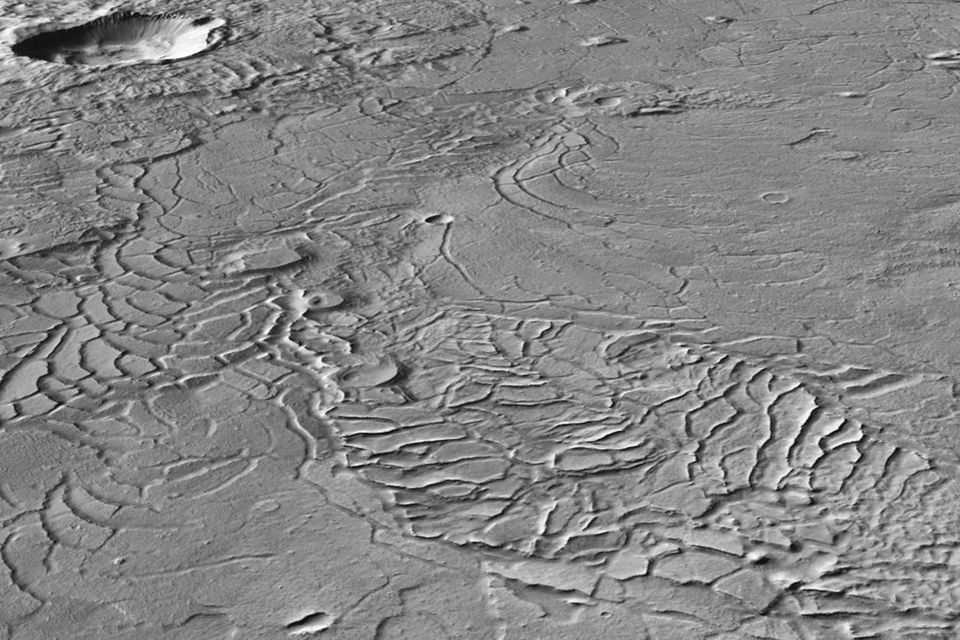 Medusae Fossae auf dem Mars