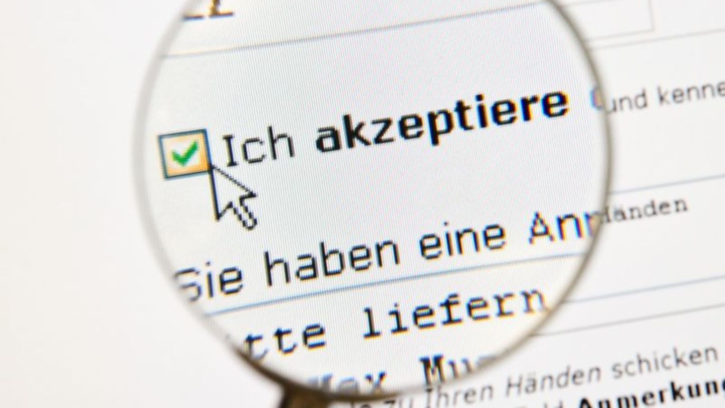 Das Häkchen unter die AGB ist schnell gesetzt. Besser ist allerdings vorheriges Lesen und am besten noch ein Abspeichern auf dem Computer