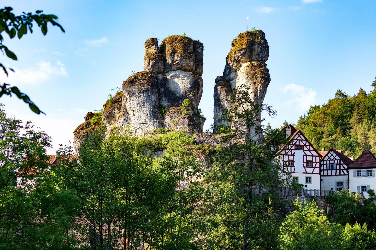 Tüchersfeld und Pottenstein, Fränkische Schweiz Tüchersfeld mit Felsen