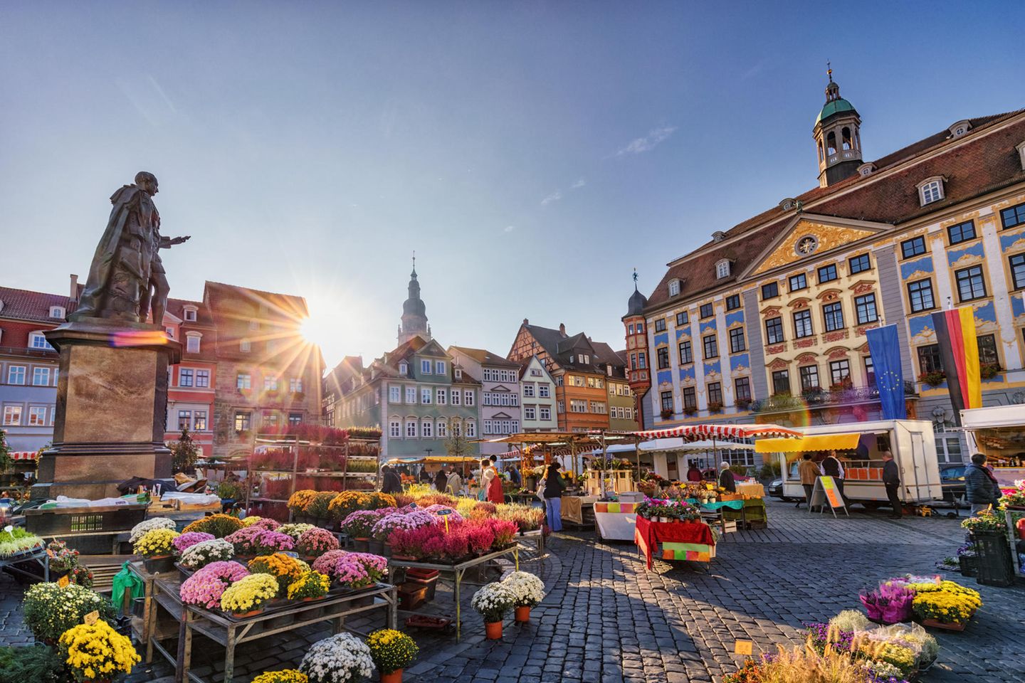 Wochenmarkt in Coburg