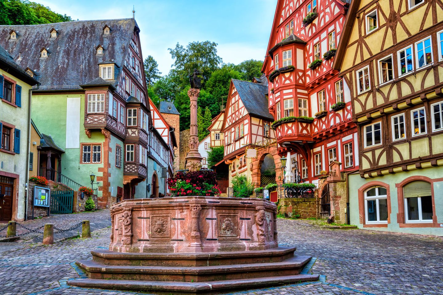 Miltenberg, Unterfranken Brunnen in Miltenberg
