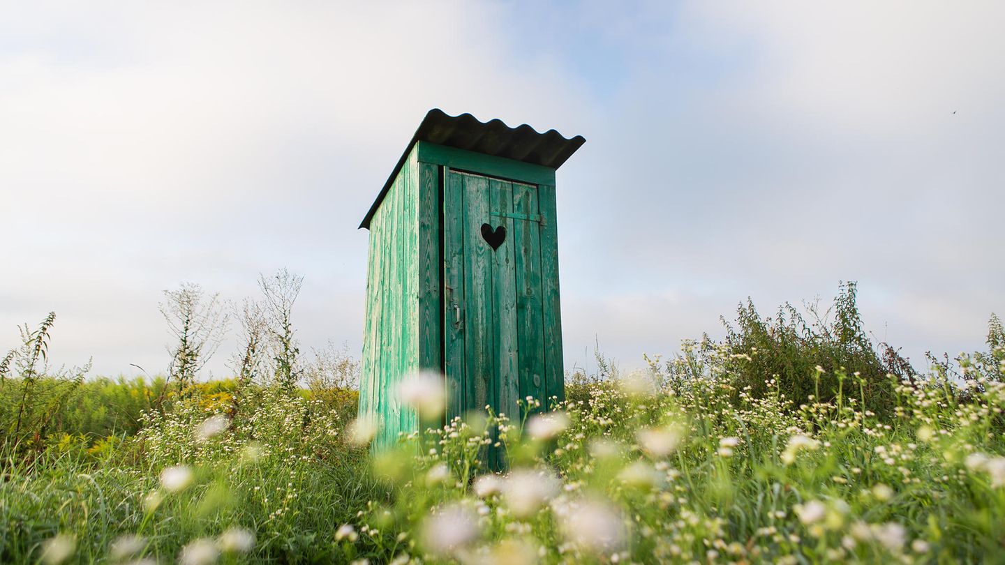 Komposttoilette in der Natur