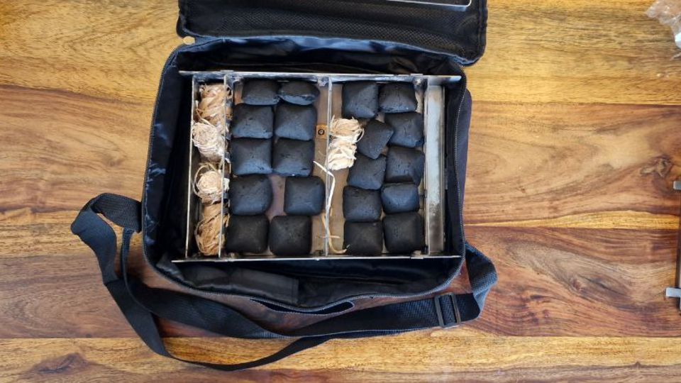 stack Grill und Feuerstelle in einem