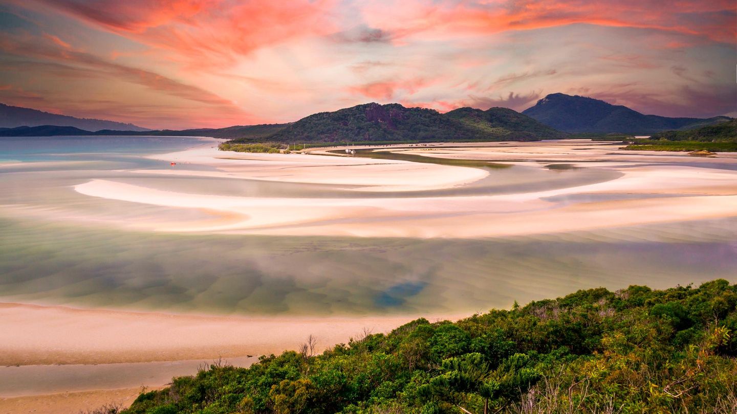 Whitsunday Islands – Australien Whitsunday Islands aus der Vogelperspektive