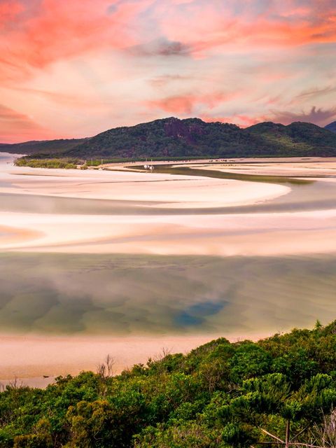 Whitsunday Islands aus der Vogelperspektive
