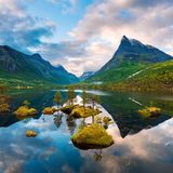 Blick auf den See Innerdalsvatna