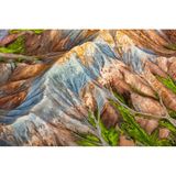 Unwirklich wirkende Landschaft aus der Vogelperspektive