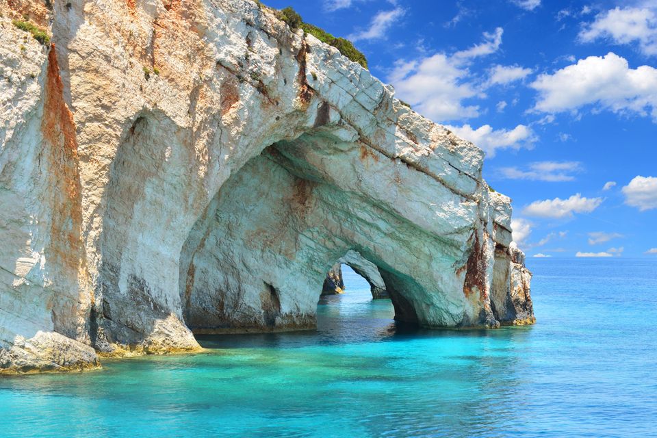 Blaue Grotten von Zakynthos Blaue Grotten von Zakynthos
